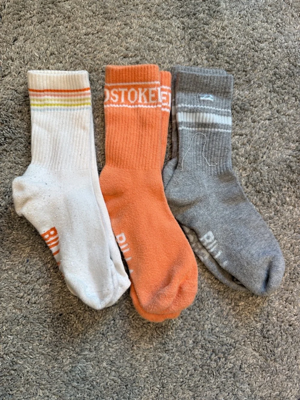 Billabong | 3-Pair Bundle of Crew Socks
